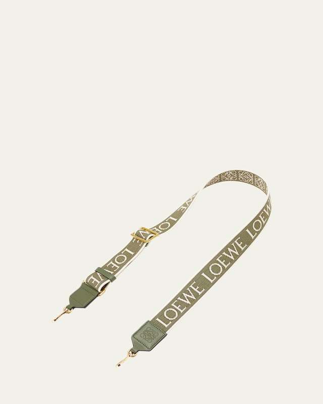 Anagram Strap in Jacquard and Leather